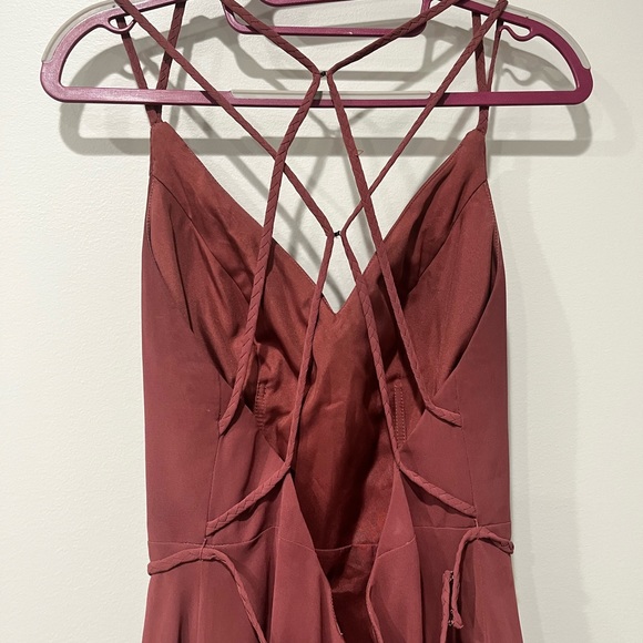 Sorella Vita Bridesmaid Dress in Sangria, Size 10 - Picture 5 of 8